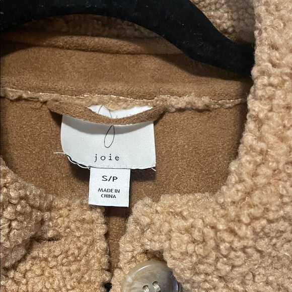Joie Camel Teddy Jacket with Pockets - Picture 3 of 7